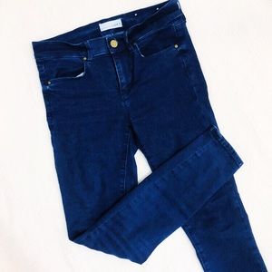 LOFT Blue Denim Skinny Jean - Ankle Length